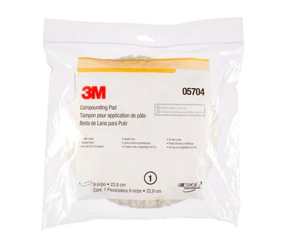 3M Boina Pulido de Lana Doble Cara 203 mm,  05704