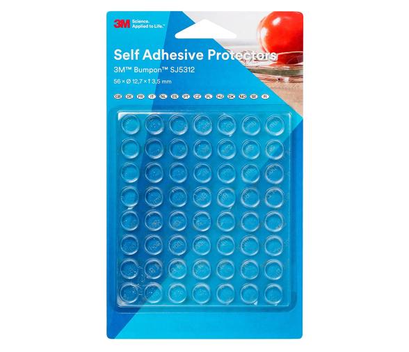 3M Bumpon Topes Protectores Adhesivos 12,7mm