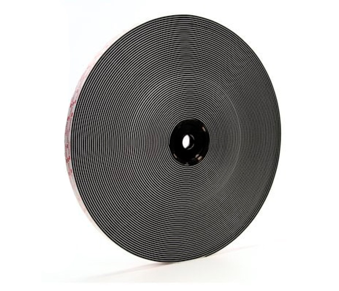 3M Cinta Adhesiva Dual Lock Negra SJ355D 25 mm x 5 m