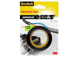 3M Cinta Aislante Scotch Negra de 10 m x 15 mm