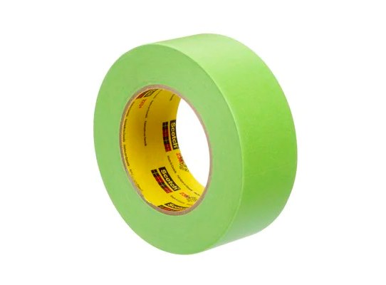 3M Cinta Enmascarar - Carrocero Verde 233+, 48mmx55m 3M Cinta Enmascarar - Carrocero Verde 233+, 48mmx55m