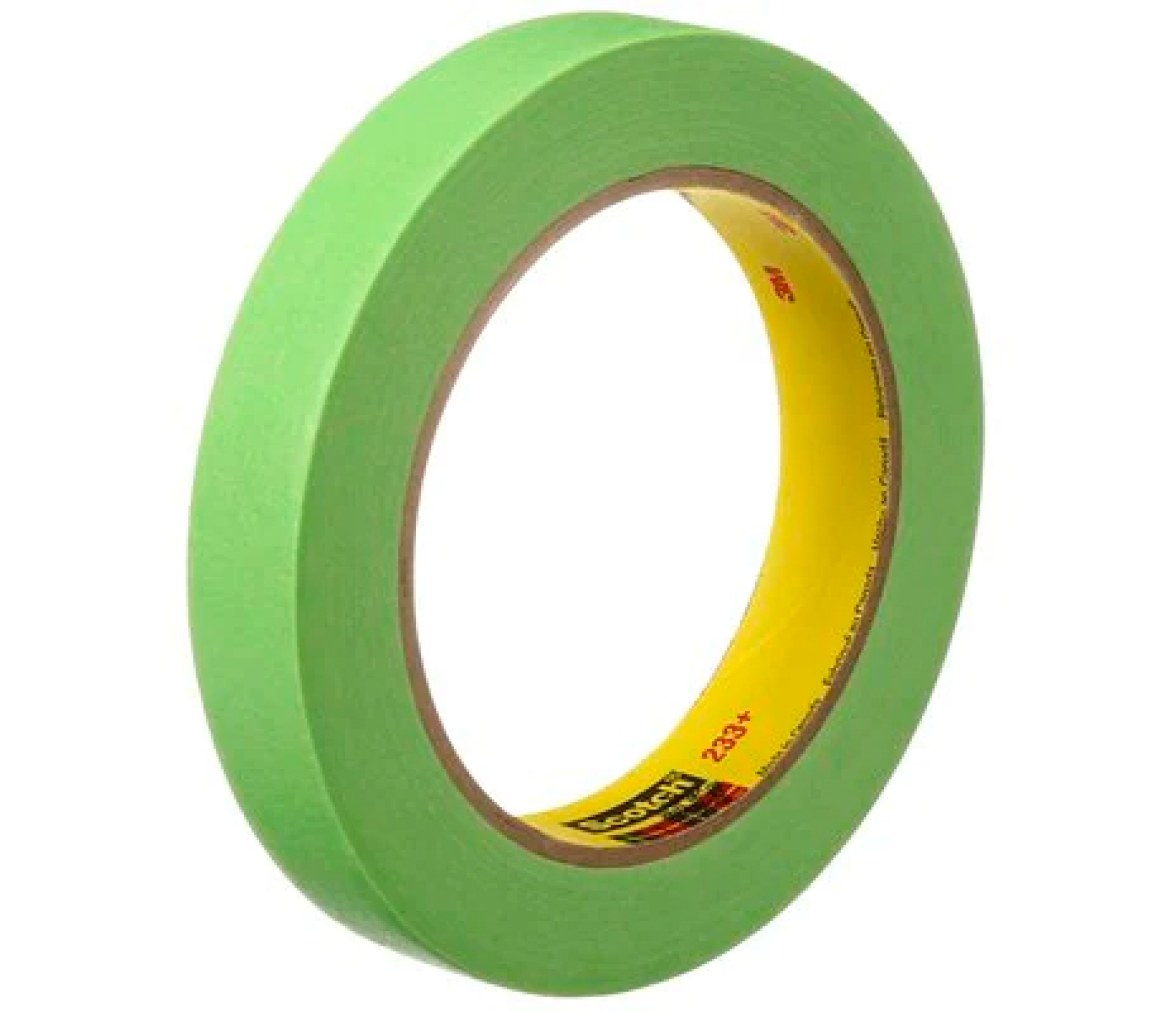 3M Cinta Enmascarar - Carrocero Verde 233- 18 mm
