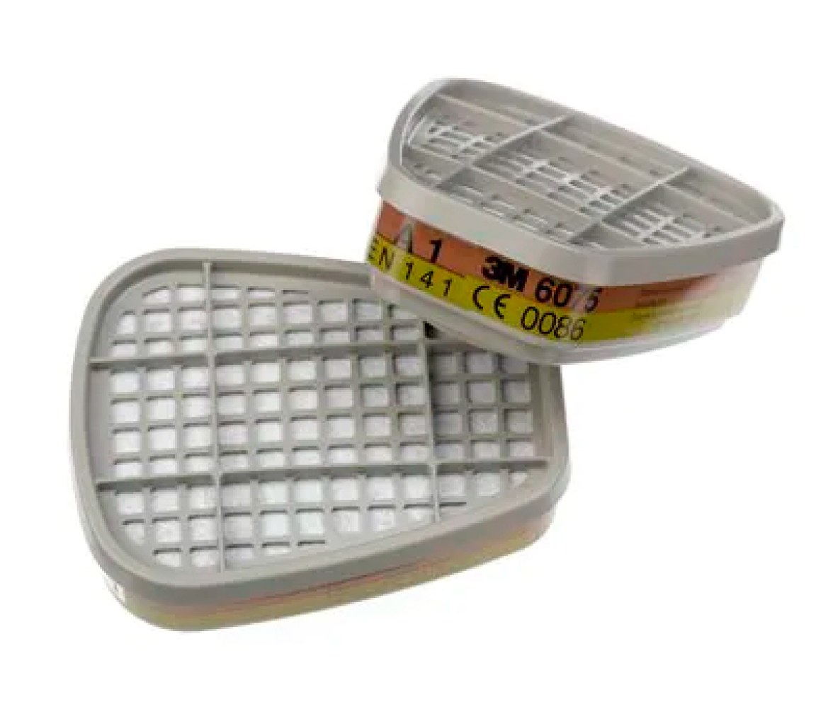 3M Filtro para Gases y Vapores A1 Serie 6075 - 2 unidades