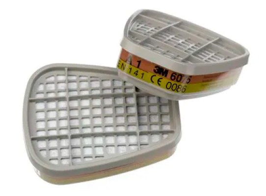 3M Filtro para Gases y Vapores A1 Serie 6075 - 2 unidades