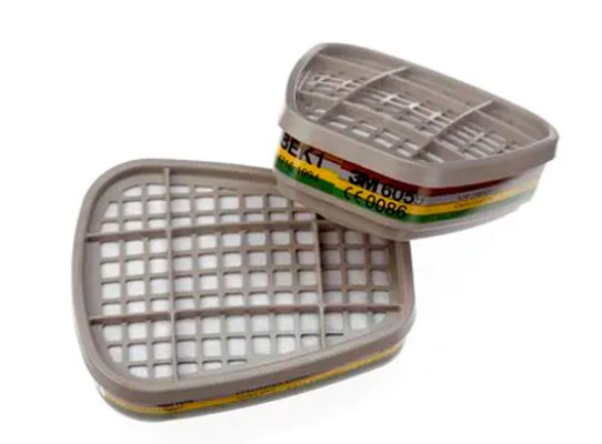 3M Filtro para Gases y Vapores ABEK1 - 2 Unidades