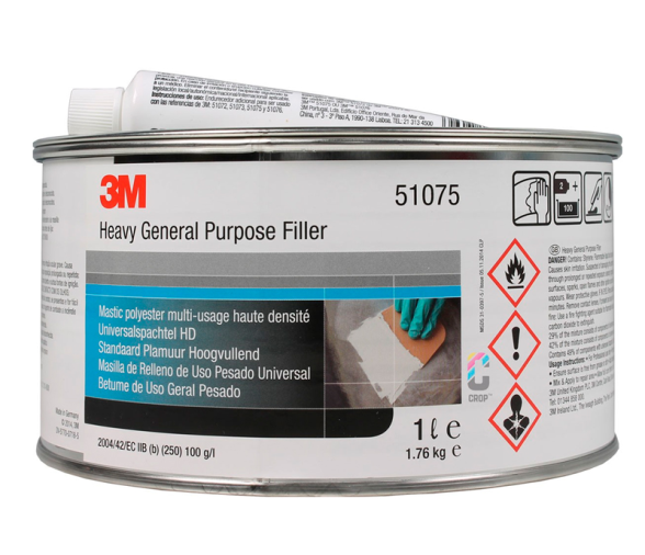 3M Masilla Clara de Alta Resistencia 1L
