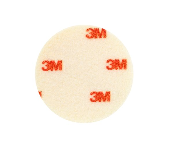 3M Perfect-It Boina de abrillantado, amarilla, ondulada, 75 mm