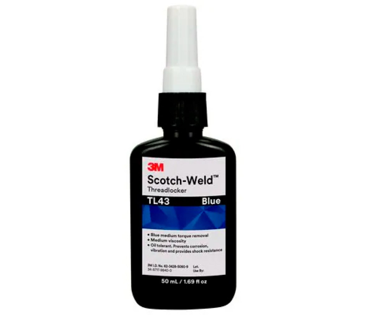 3M Scotch-Weld Fijador de Roscas TL43, Azul, 50 ml