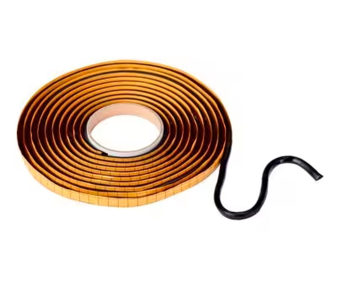 3M Scotch-Weld Tira Selladora Preformada Negra, 8 mm x 6 m