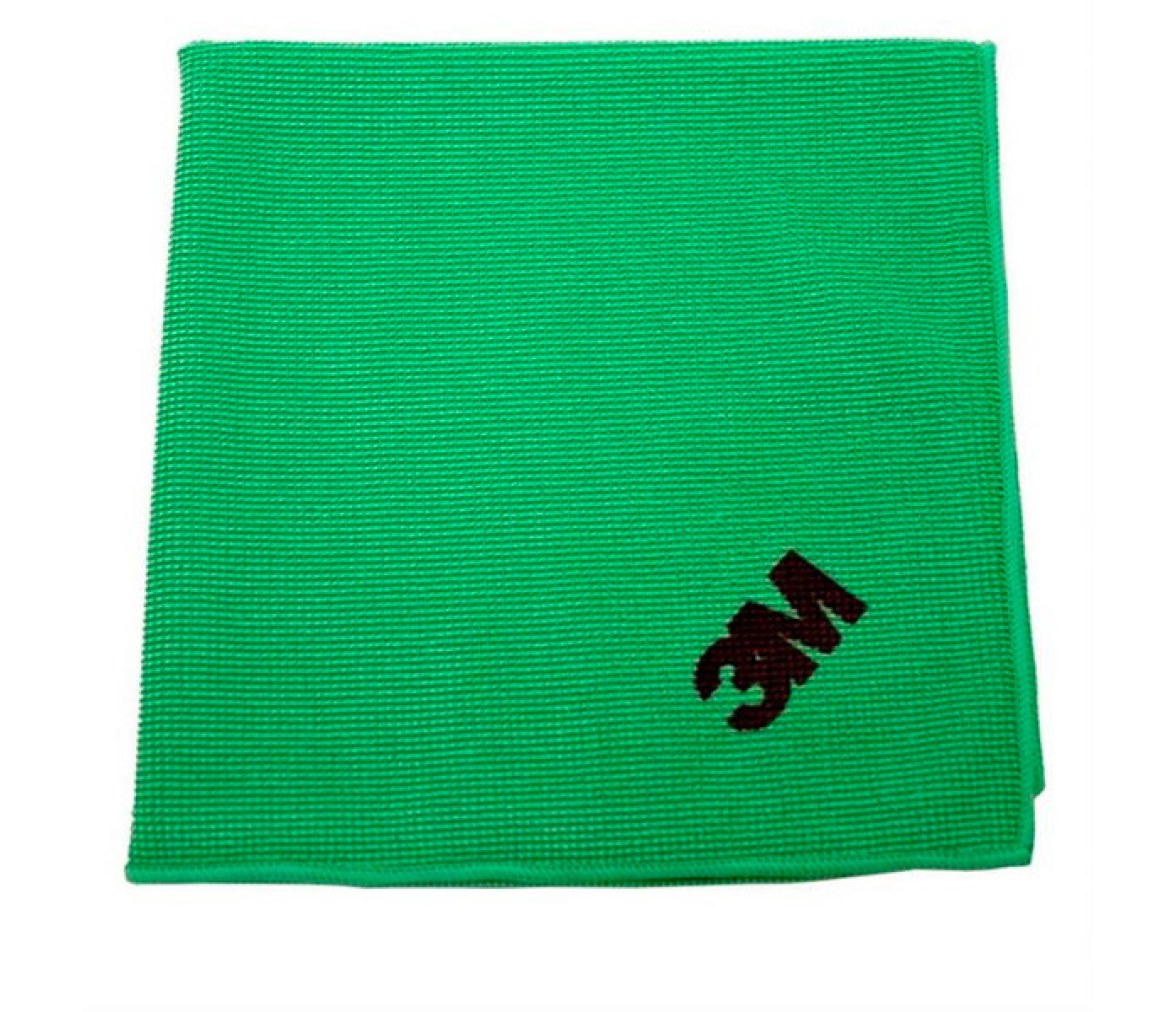 3M Paquete 3 Bayetas Microfibra Verde Alto Rendimiento 2011