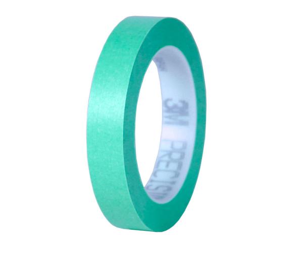 3M Cinta Adhesiva Enmascarar Carrocero Precision Verde