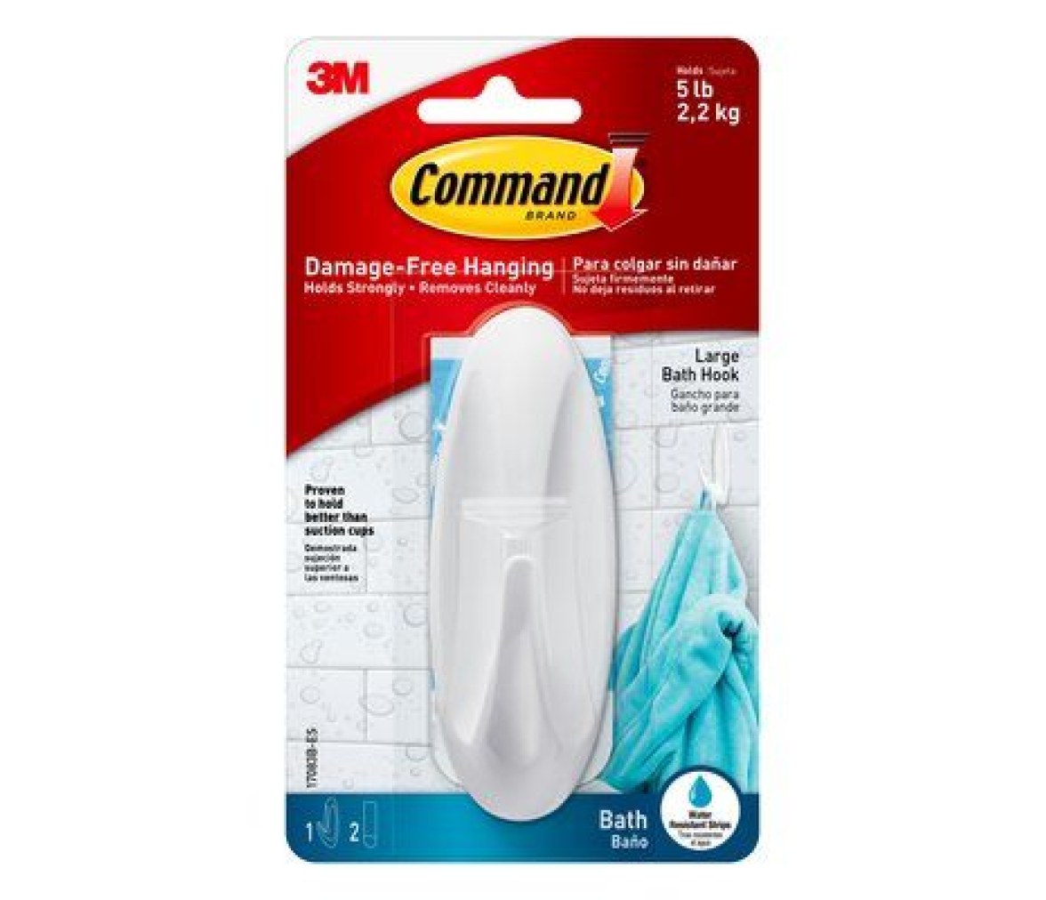 3M Command Gancho Grande para Baño