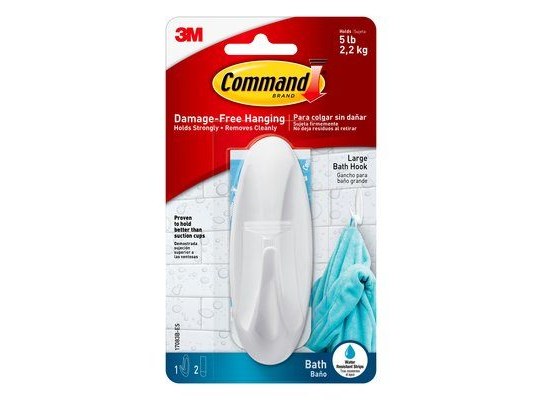 3M Command Bath Large Designer Hook