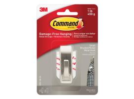 3M Command Gancho Metalizado Pequeño Recto