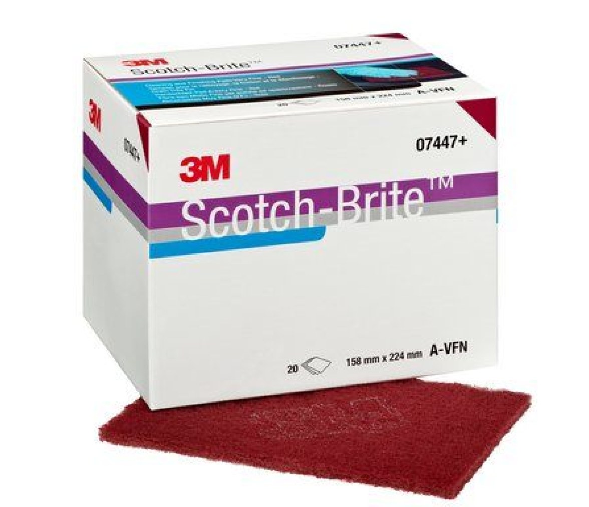 3M Scotch-Brite Almohadilla de mano Abrasiva 7447+