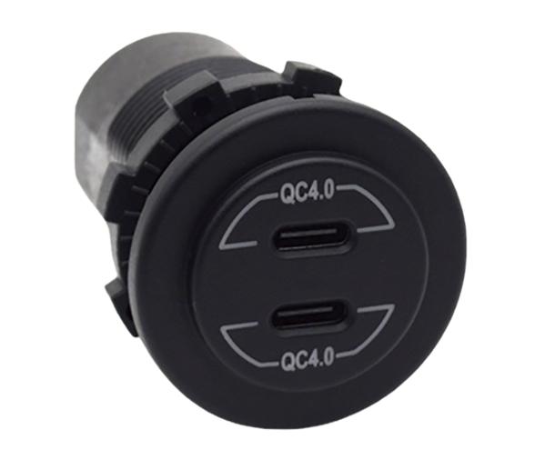 AAA Doble Cargador Conector USB Tipo-C 60W