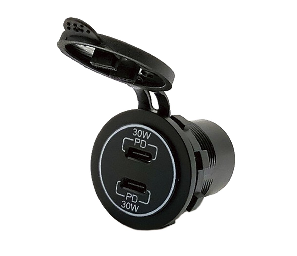 AAA Doble Cargador USB Tipo-C 60W (30W+30W)