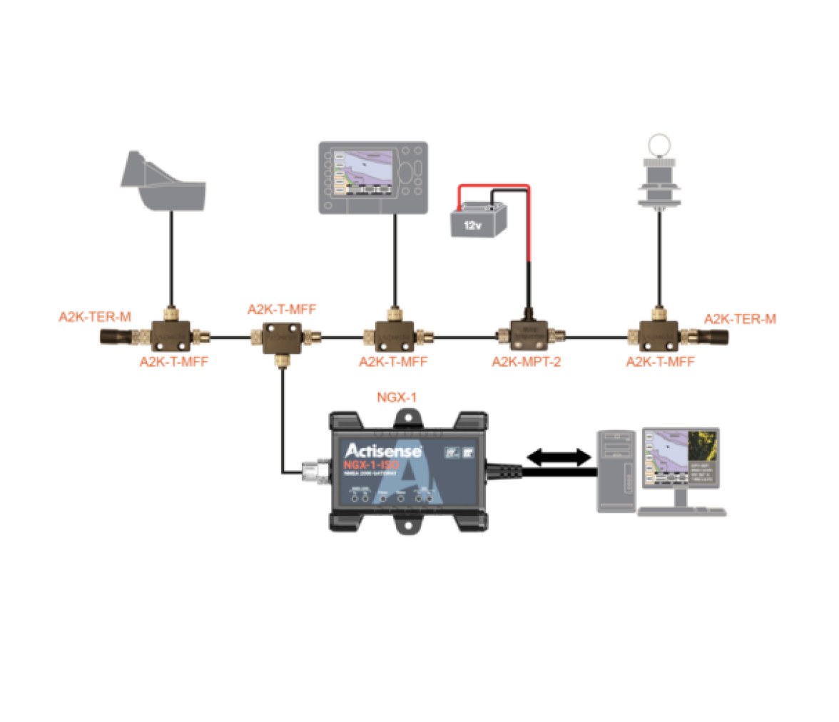 Actisense Conversor NGX-1-ISO  NMEA 0183 a NMEA 2000