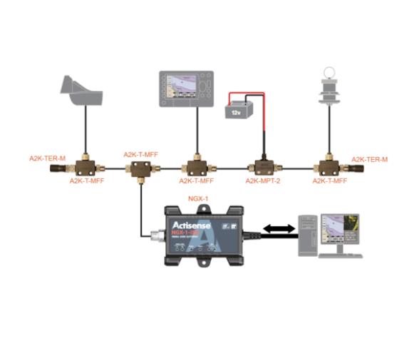 Actisense Conversor NGX-1-ISO  NMEA 0183 a NMEA 2000