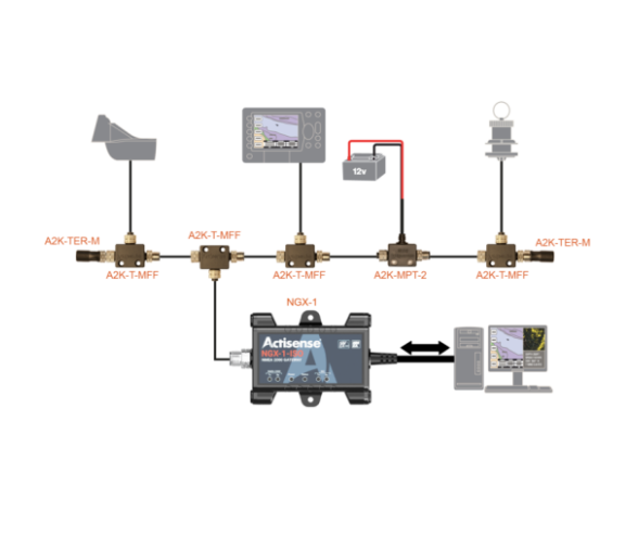 Actisense Conversor NGX-1-ISO  NMEA 0183 a NMEA 2000