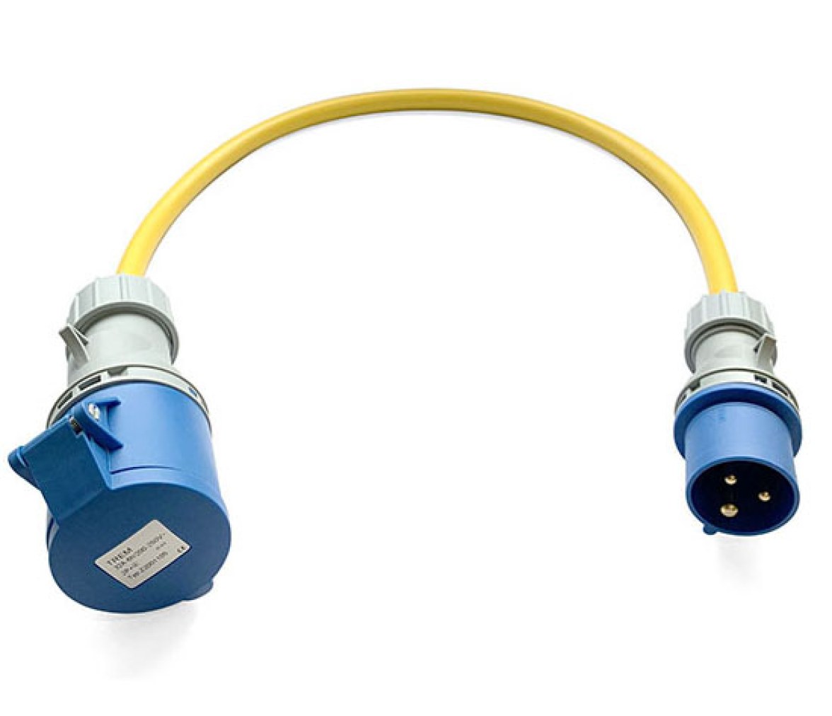 Adaptador Puerto Macho 16 A - Hembra 32 A