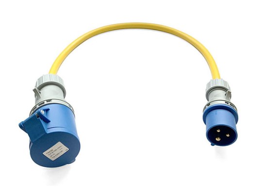 Adaptador Puerto Macho 16 A - Hembra 32 A