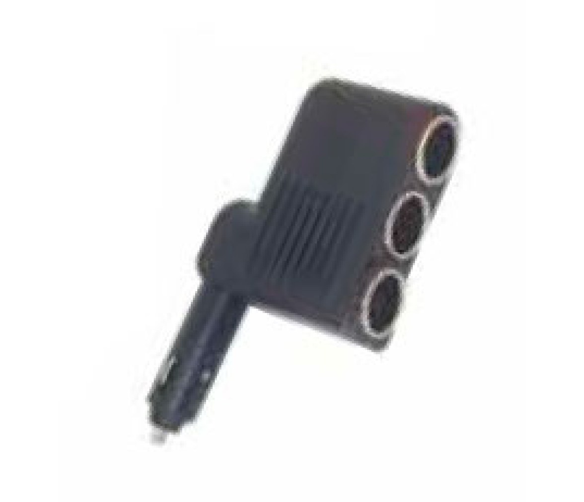 Adaptador Triple Mechero 12V Lalizas