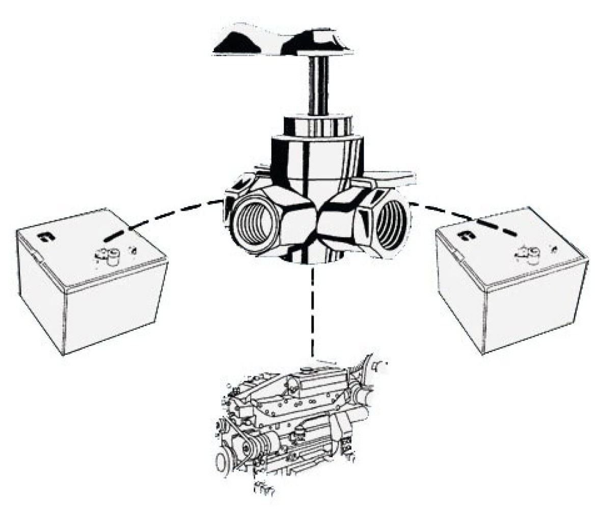Adaptador Manguera para Valvula de 3 Vias