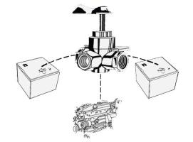 Adaptador Manguera para Valvula de 3 Vias