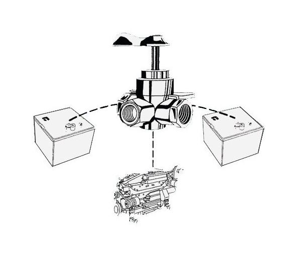 Adaptador Manguera para Valvula de 3 Vias