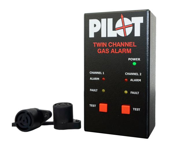 Alarma de Gas Pilot Doble Canal
