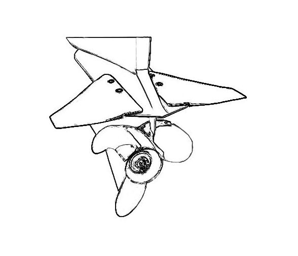 Aleta Estabilizadora Hydroboat hasta 50 CV