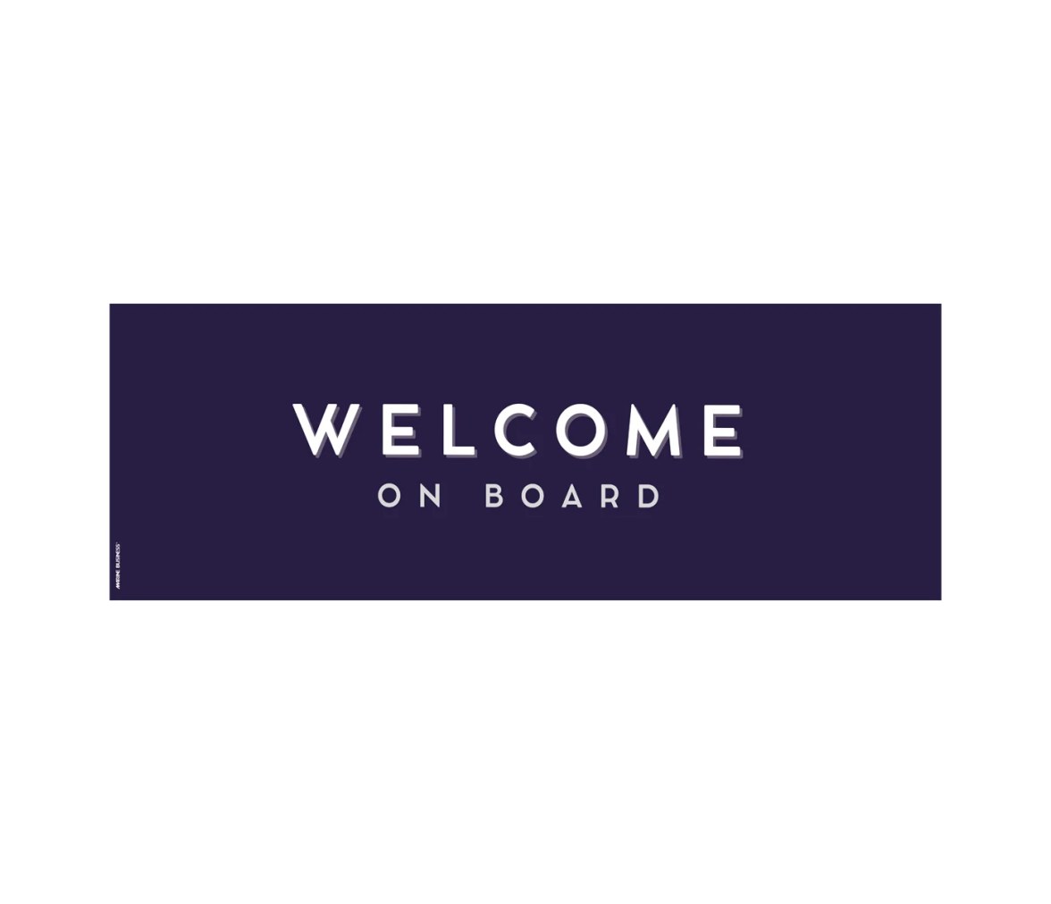 Alfombra Antimicrobial Welcome 140×50 cm - Marine Business