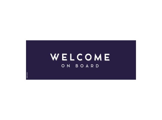 Alfombra Antimicrobial Welcome 140×50 cm - Marine Business