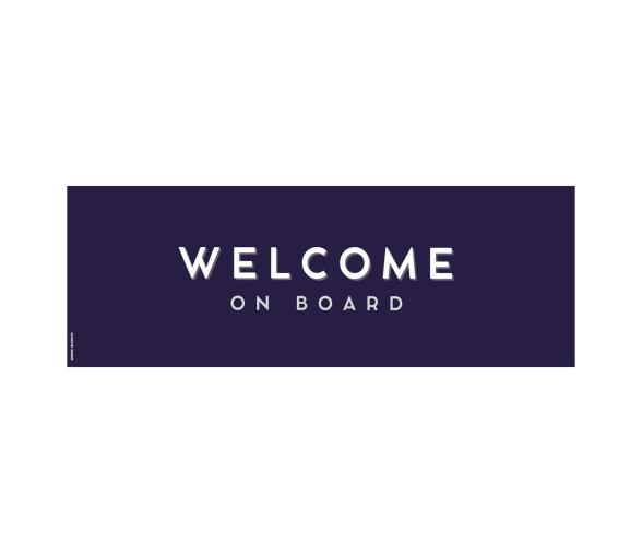 Alfombra Antimicrobial Welcome 140×50 cm - Marine Business
