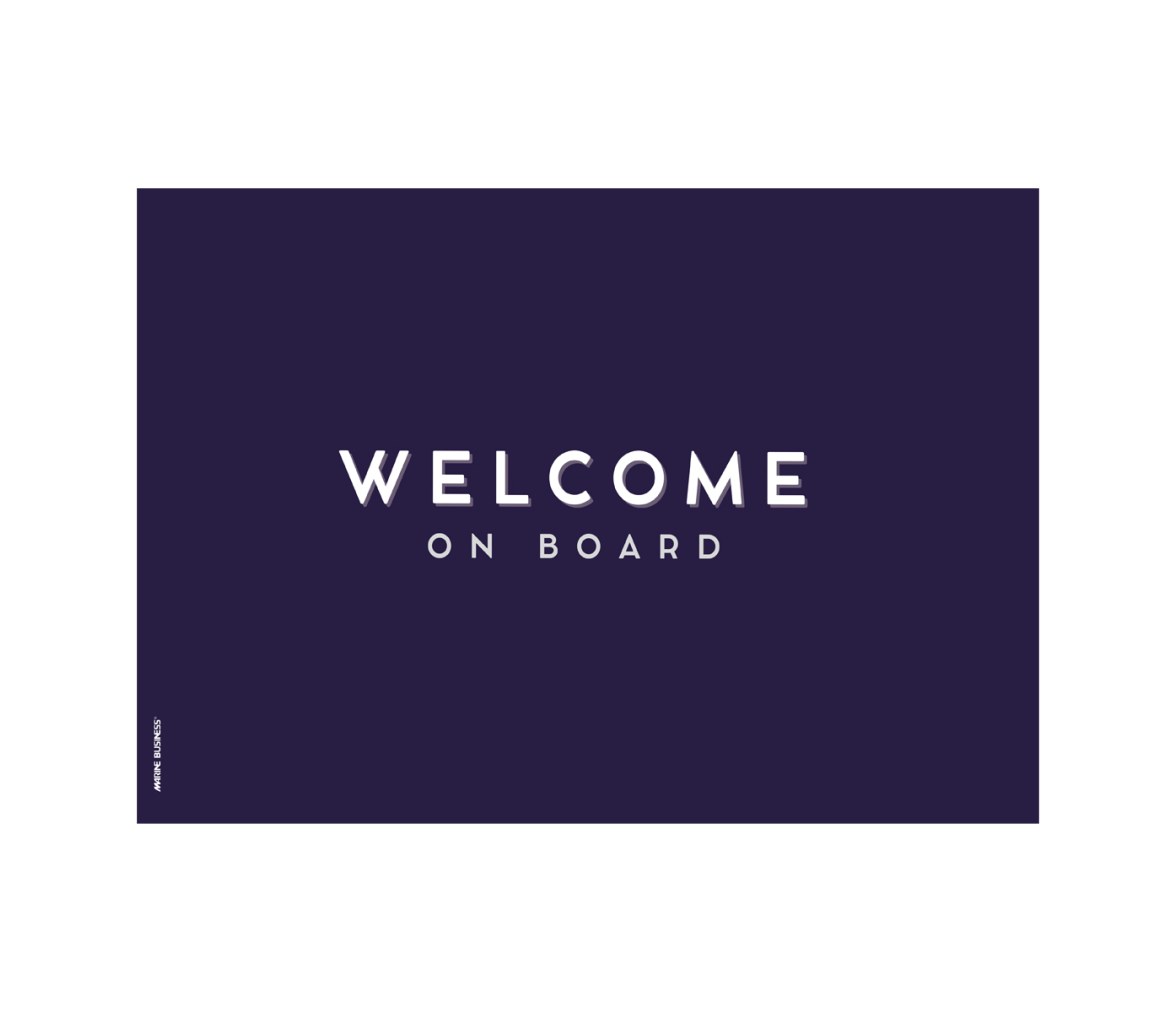 Alfombra Antimicrobial Welcome 70×50 cm - Marine Business