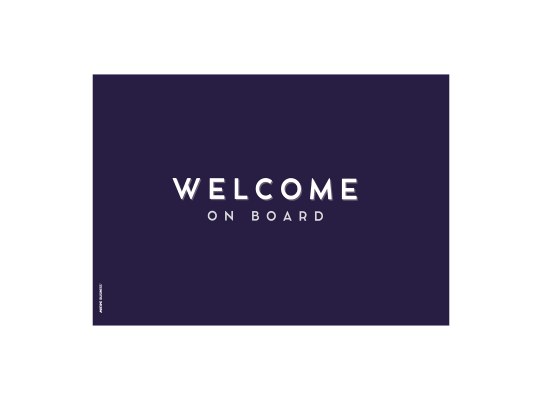 Alfombra Antimicrobial Welcome 70×50 cm - Marine Business