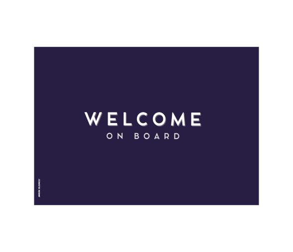 Alfombra Antimicrobial Welcome 70×50 cm - Marine Business