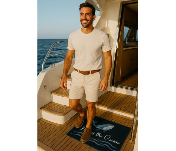 Alfombrilla Free as the Ocean Welcome - Marine Business