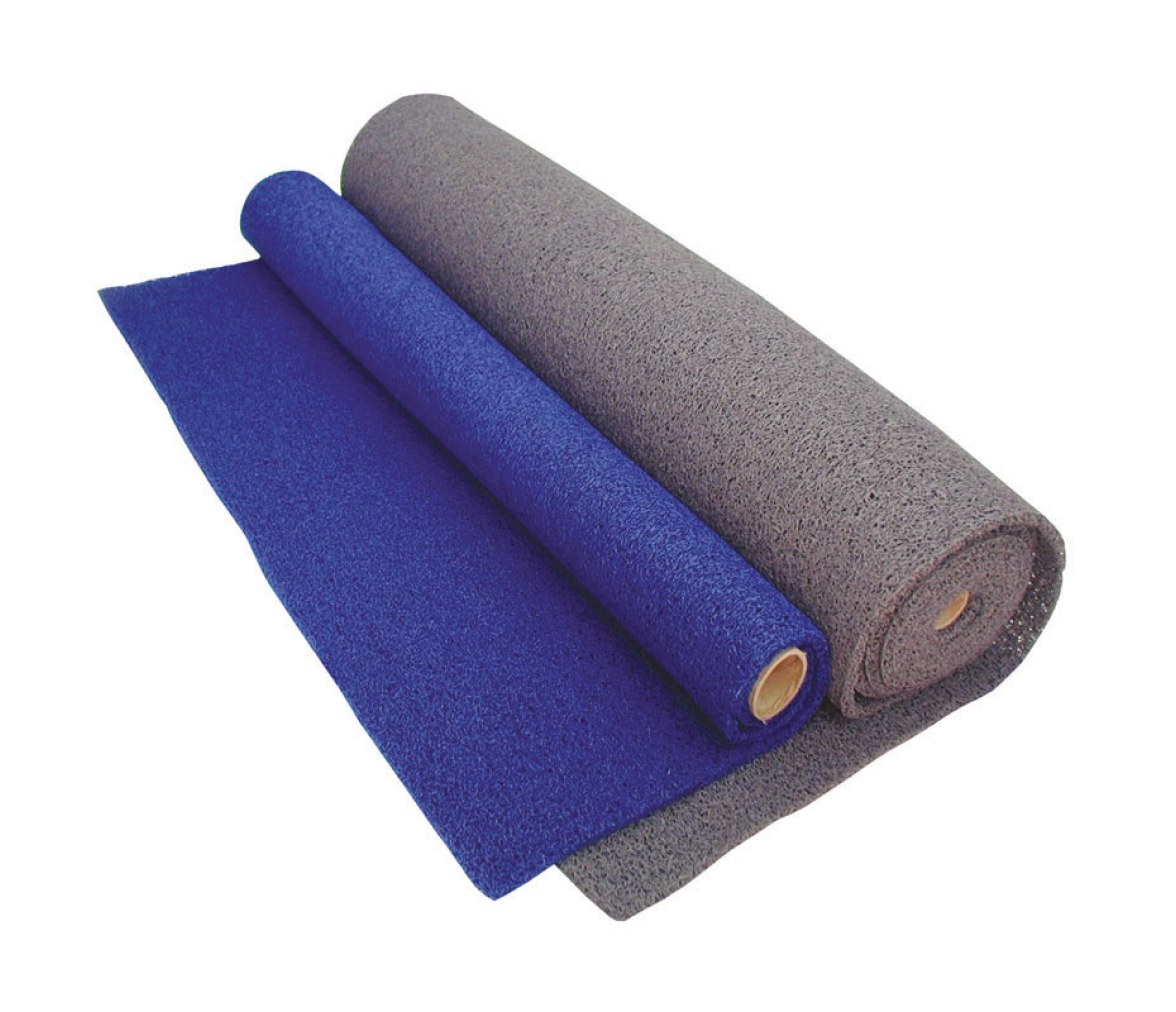 Alfombra sin forro PVC, ancho:120-gris