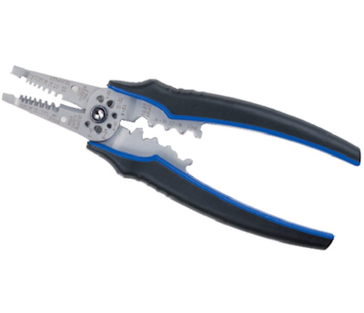 Alicate Crimpador Corta y Pela Inox