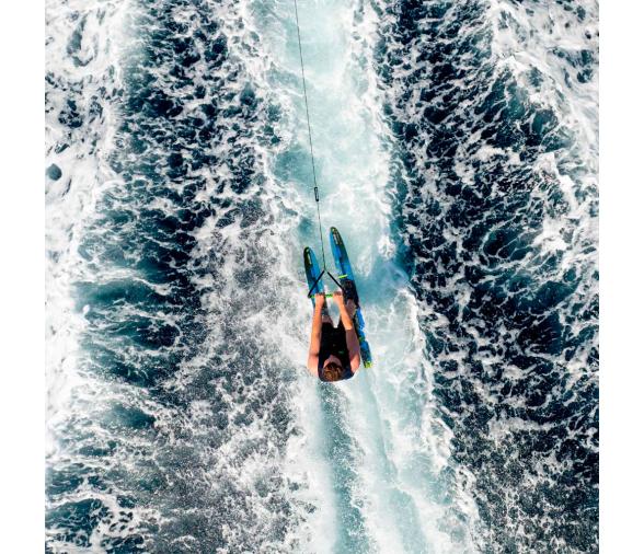 Allegre Esquís Acuáticos Combinados Azules