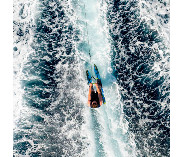 Allegre Esquís Acuáticos Combinados Azules