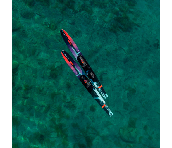 Allegre Esquís Acuáticos Combinados Rojos