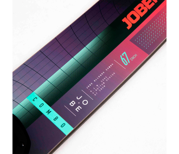 Allegre Esquís Acuáticos Combinados Rojos