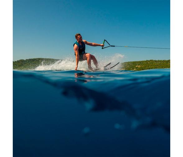 Allegre Esquís Acuáticos Combinados Rojos