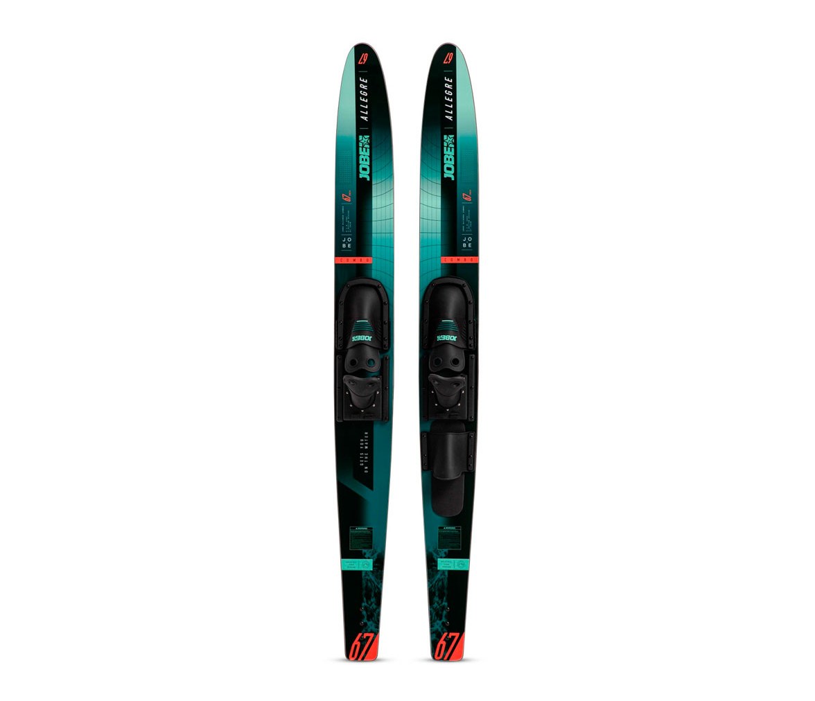 Allegre Atlantic Green Combo Water Skis