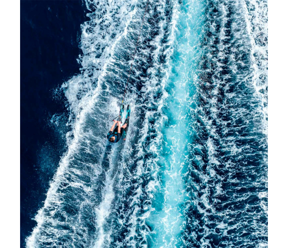 Allegre Esquís Acuáticos Combinados Verde Atlántico