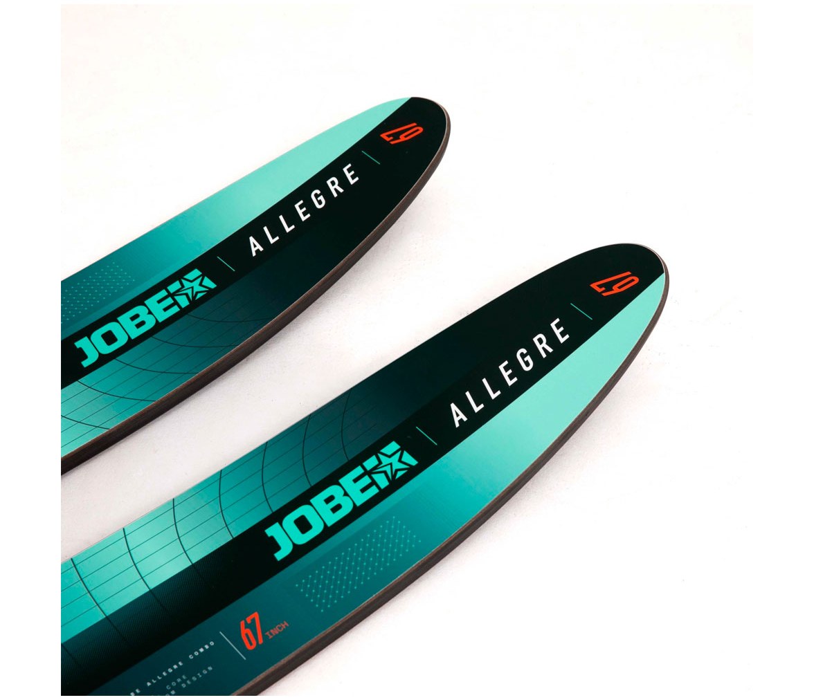 Allegre Atlantic Green Combo Water Skis