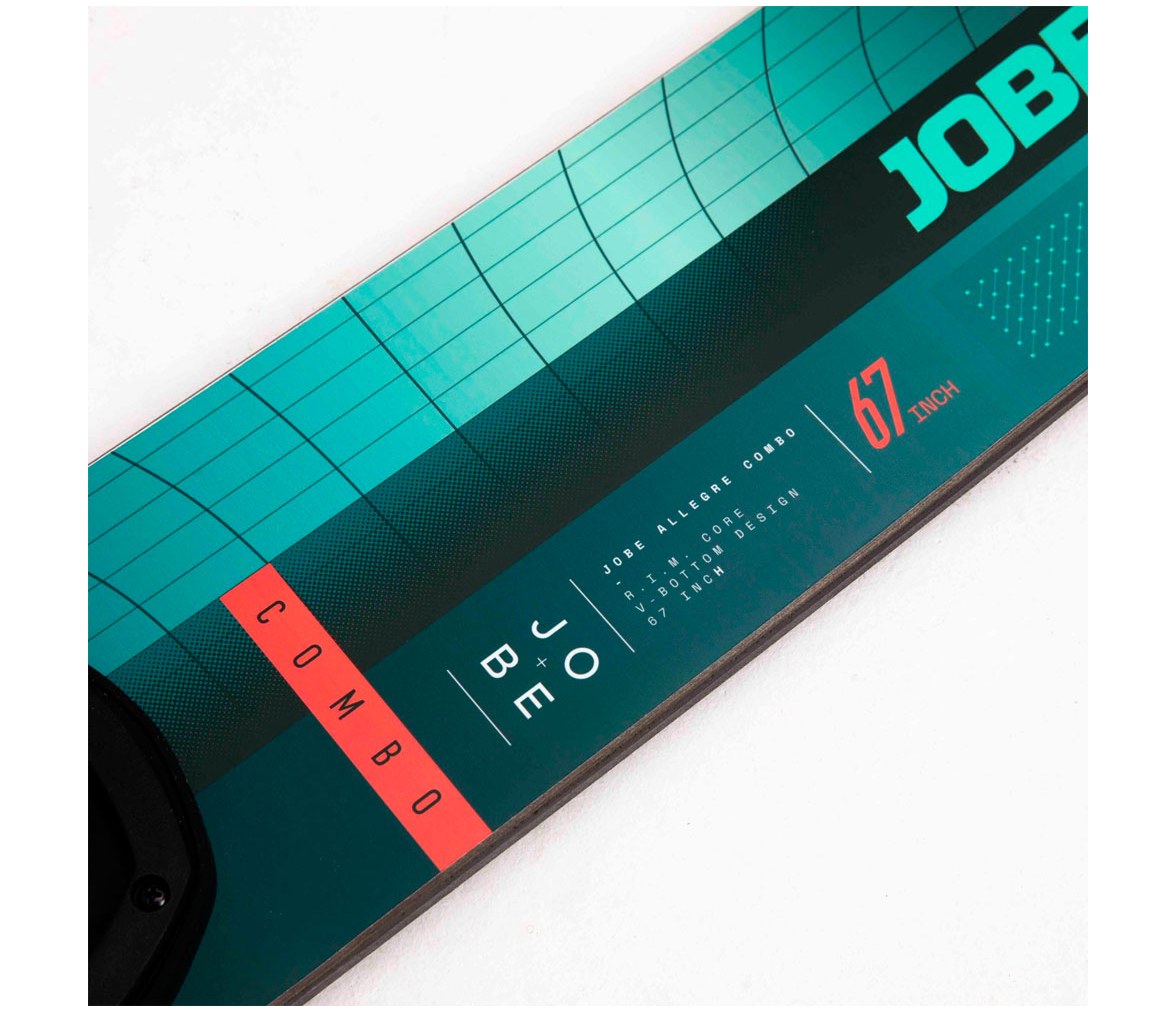 Allegre Atlantic Green Combo Water Skis